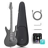 Enya Inspire 39" Smart Electric Guitar - Carbon Fiber Body with Built-in 15W Speaker, 20 Tones & App Control, 4 Presets, Bluetooth, Gig Bag Included, 2-Year Warranty