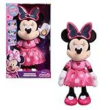 Disney Jr. Colorfinity Minnie Mouse, Interactive Plush Toy, Over 40 Interactions, Ages 3 and Up
