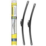 JINGOU 24''+18'' Front Windshield Wiper Blades Compatible with 2002,2004-2008 Toyota Corolla 2000-2003 Toyota Sienna OEM QUALITY Premium All-Season Automotive Replacement Wipers (Pack of 2)