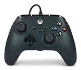 PowerA Wired Controller for Xbox Series X|S - Black, gamepad, wired video game controller, gaming controller, works with Xbox One and Windows 10/11