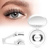 Higu clace Magnetic Eyelashes with Applicator Soft Magnetic Lashes Natural Look Wispy Magnet Lashes Easy to Wear and Remove （DJCX-A02）