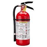 Kidde Pro 210 2A:10-B:C Fire Extinguisher, Rechargeable, Multi-Purpose for Home & Office, 4 lbs., Mounting Bracket Included , Red