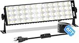 100W LED Shop Light 11000LM Ultra Brighter, Plug in Garage Light with On/Off Switch and 6FT Cord, 6000K IP66 Waterproof Workshop Bay Lighting for Garage Workbench Warehouse Factory Yard Outdoor