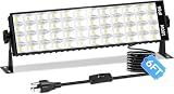 11000LM 100W LED Shop Light Plug in with Switch, IP66 for Garage Workbench