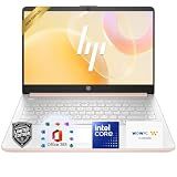 HP 14 inch Laptop with Microsoft 365, 2026 Edition, 4GB RAM, 128GB SSD, Intel N150 CPU, Long Battery Life, 1TB Cloud Storage, Windows 11