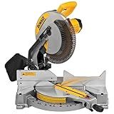 DEWALT 12-Inch Miter Saw, 15-Amp, Single Bevel, Compound (DWS715)