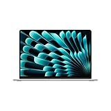 Apple 2026 MacBook Air 15-inch Laptop with M5 chip: Built for AI, 15.3-inch Liquid Retina Display, 16GB Unified Memory, 512GB SSD, 12MP Center Stage Camera, Touch ID, Wi-Fi 7; Silver