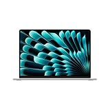 Apple 2026 MacBook Air 15-inch Laptop with M5 chip: Built for AI, 15.3-inch Liquid Retina Display, 16GB Unified Memory, 512GB SSD, 12MP Center Stage Camera, Touch ID, Wi-Fi 7; Silver