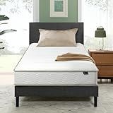Zinus 6 Inch Foam and Spring Hybrid Mattress [New Version], Twin, Medium Firmness, Durable Support, Certified Safe Foams & Fabric, Mattress in A Box, White