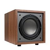 Dayton Audio Classic CS800 – 8" 150W Powered Subwoofer with Class-D Amplifier, Deep Bass and Clean Design for Home Theater & Music – Wood