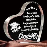 Graduation Gifts, 2026 Graduation Gifts for Her Him - Inspirational Acrylic Keepsake - College High School Graduation Decor, Masters Degree Graduate Gifts