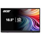 Acer Portable Monitor | 18.5" FHD IPS | Adaptive-Sync Support (FreeSync Compatible) | Slim Design | External Monitor for Laptop PC/Mac | 100Hz | 2 x USB 3.1 Type-C Port & HDMI 1.4 | PM191Q Ebmiuux