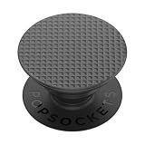 PopSockets Adhesive Phone Grip, Holder- Knurled Black