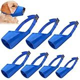Coppthinktu Dog Muzzle Suit 7PCS Muzzles for Biting Barking Chewing, Adjustable Dog Mouth Cover for Small Medium Large Dogs, Soft Comfortable Dogs Muzzle for Long Snout