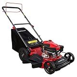 PowerSmart Self Propelled Gas Lawn Mower 21-inch with 170cc 4-Cycle OHV Engine, 3-in-1 Walk-Behind Lawn Mower with 5 Adjustable Heights