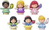 Fisher-Price Disney Princess Gift Set by Little People, 6 character figures for toddlers and preschool kids ages 18 months to 5 years (Amazon Exclusive)