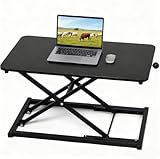 Raathionty Adjustable Height Standing Desk Converter, Keyboard Riser for Stand Up Desk Riser, Computer Keyboard Stand for Desktop, Computer Workstations for Home Office