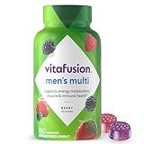 Vitafusion Adult Gummy Vitamins for Men, Berry Flavored Daily Multivitamins for Men With Vitamins A, C, D, E, B6 and B12, America’s Number 1 Gummy Vitamin Brand, 75 Day Supply, 150 Count