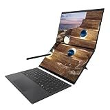 ASUS Zenbook Duo Laptop (2026), Dual 14” OLED 3K 144Hz Touch Display, Intel Core Ultra 9 Processor 386H, Intel Graphics, 32GB RAM, 1TB SSD, Sleeve and Stylus Included, WiFi 7, Windows 11, Moher Gray