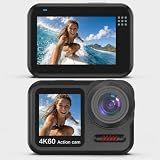 Xoieod Action Camera 4K 60FPS 64MP Waterproof with Stabilization for Sports