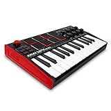 Akai Professional MPK Mini MK3-25 Key USB MIDI Keyboard Controller With 8 Backlit Drum Pads, 8 Knobs, Music Production Software and Native Instruments Sound Package (NKS Integration)