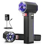 Oversize Turbo Dryer Blower for Car, 660CFM, 4Lb Max Thrust Car Dryer Air Blower with 750W & 64MM Large Duct, 4-Speed, Super Electric Cordless Leaf Blower for Car/Lawn/Garage/Patio/Yard/Snow Removal