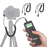 Timer Remote Shutter Release and Intervalometer with LCD and HDR for Sony a6000 a5100 a7II and for Minolta Cameras