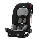 Diono Radian 3R, All-in-One Convertible Car Seat, Rear and Forward Facing, 10 Years 1 Car Seat, Slim Fit 3 Across, Black Storm