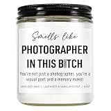 Younift Candle, Photographer Gifts for Men, Women, Photography Gifts for Photographers, Camera Lovers, Photography Accessories, Funny Christmas, Graduation, Cool Presents for Wedding Photographer