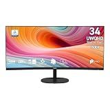 msi PRO MP341CQ E12 34-inch VA 3440 x 1440(UWQHD) Computer Monitor, 120Hz, Adaptive-Sync, HDMI, DisplayPort, VESA Mountable, Speaker, 1ms, Black