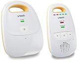 VTech Audio Baby Monitor — No Static DECT 6.0, No WiFi, Hack-Proof | 8Hr Battery, Belt Clip, 1000ft Range, 5-Level Sound Indicator | DM111