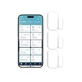 Aqara Zigbee Door and Window Sensor 3 Pack, Wireless Mini Contact Sensor, Home Automation, Requires Aqara Hub, Zigbee Connection, Kid Safety, Compatible with Apple HomeKit, Alexa, Works with IFTTT