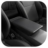 Spigen Center Console Armrest Cover for Tesla Model Y Juniper (Standard, Premium & Performance 2026/2025) and Model 3 Highland (Standard, Premium & Performance 2026/25/24) - Black