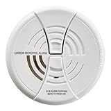 FIRST ALERT Carbon Monoxide Alarm | BRK CO250 Battery Operated Carbon Monoxide Detector With 9-Volt Battery & Two Silence Features