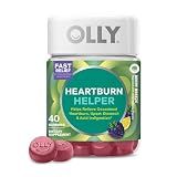 OLLY Heartburn Helper Gummy Supplement, Fast Relief of Occasional Heartburn,* Tricalcium Phosphate, Berry Breeze Flavored, 20 Servings - 40 Count