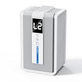 Dehumidifiers for Home, 42 OZ (400 sq.ft) Small Dehumidifier with Timer, Auto Shut Off, Auto Defrost, 7 Colors LED Light, Quiet Energy Saving Dehumidifier for Bedroom, Bathroom, Basement, Closet, RV