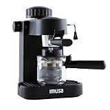IMUSA 4 Cup Electric Espresso Cappuccino Coffee Maker, Black