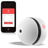 1-Pack Smart Smoke Detector,Wi-Fi Smoke Detector with Smart Life App Notifications,10-Year Replaceable Battery,Mini Fire Alarm for Home, RV