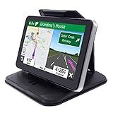 iSaddle Dashboard GPS Mount Holder - Universal Dashbaord Phone Tablet PC Navigation Holder for Garmin Nuvi Tomtom iPhone iPad Galaxy Yoga Android Fits 4.3"-9.6" GPS & Smartphone Friction Mount
