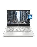 HP 14 inch Laptop, Intel Pentium Silver N5030 Processor, Intel UHD Graphics, 128 GB SSD, Windows Window 11 in S Mode (14-dq0090nr, Natural Silver)