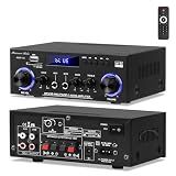 Beffkkip AMP 10 Bluetooth Amplifier, Home Stereo Receiver with FM, 2CH