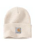 Carhartt Men's Knit Cuffed Beanie, Winter White, One Size