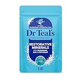 Dr Teal's Epsom Salt Magnesium Soak, Restorative Minerals with Magnesium, Potassium & Zinc, 3 lbs