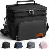 HOTOR Insulated Lunch Box Men Women Leak-Proof Cooler Lunch Bag 9L