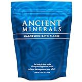 Ancient Minerals Magnesium Bath Flakes of Pure Genuine Zechstein Chloride - Resealable Magnesium Supplement Bag That Will Outperform Leading Epsom Salts 1.65 lbs