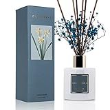 COCORRÍNA Reed Diffuser - Cashmere Vanilla 6.7 fl oz Reed Diffuser for Bedroom Bathroom Home Décor
