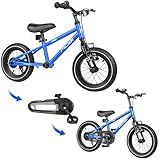 Balance Bike 2 in 1 for Kids 1.5-7 Years Old, Convertible Training Bike with Removable Pedals, Coaster Brake & V-Brake, 12/14/16 Inch Wheels with Durable Off-Road Tires | Learn to Ride in Hours