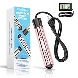 Portable Water Heater for Buckets & Tubs, 2000W Immersion Heater with Intelligent Shut-Off, Stainless Steel Guard & Digital Temperature Sensor, Fast Heating for Backyard Pools, RVs & Home Use