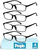 Gaoye 1.5 Reading Glasses Men - Blue Light Blocking Lenses, TR90 Frames, UV400 - Eyeglasses with Clear Vision