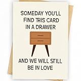 WowBefun Funny Birthday Card & Gifts for Husband Boyfriend Him, Happy Anniversary Card & Gifts, Valentine Day
